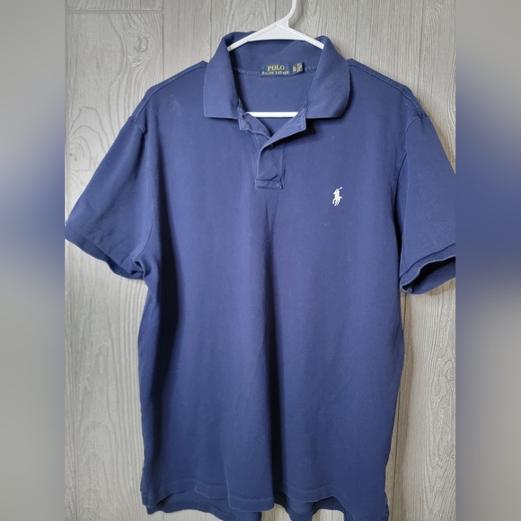 Polo by Ralph Lauren Men's Classic Navy Polo Shirt - Picture 1 of 4